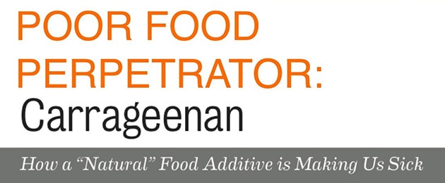 CONSUMER ALERT: Carrageenan – One of Our Poor Food Ingredients in the News!
