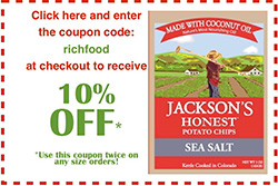 Jackson's Honest Chips - 10% off with code RichFood