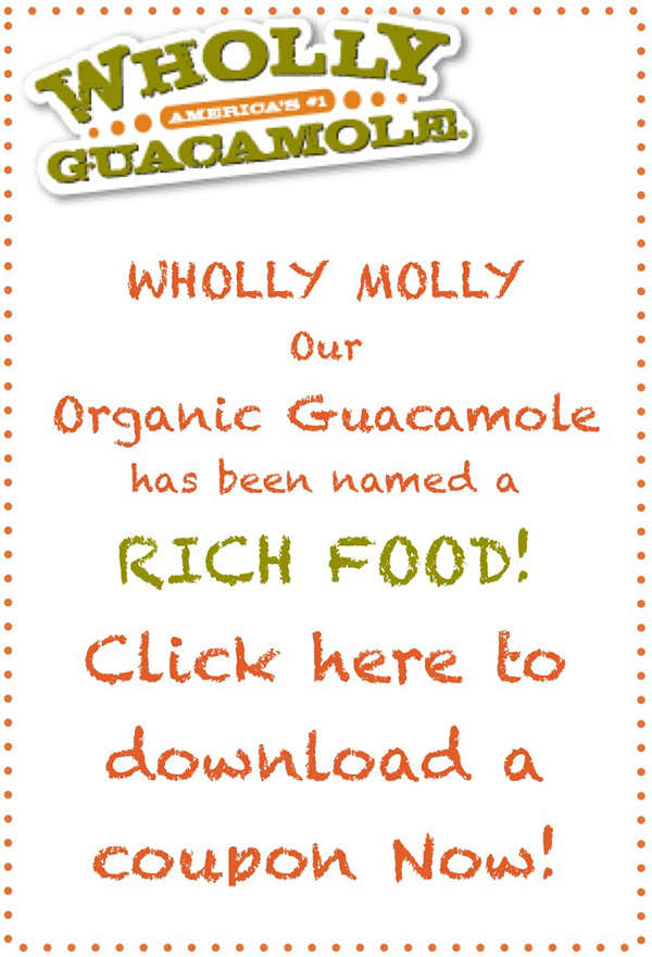 Wholly Organic Guacamole - Click to download coupon