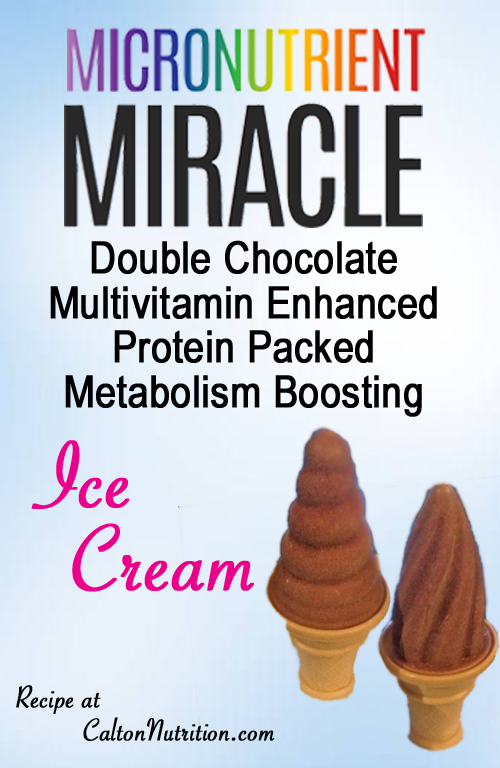 #MicronutrientMiracle #TripleThreat ice cream recipe from #CaltonNutrition