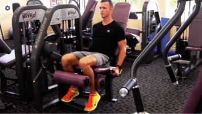 Day 2 Legs – Seated Hamstring Curl