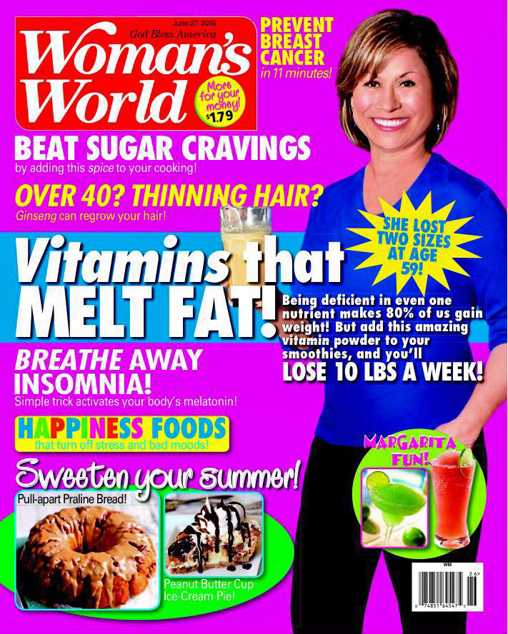 Woman's World Magazine, Vitamins That Melt Fat CaltonNutrition.com